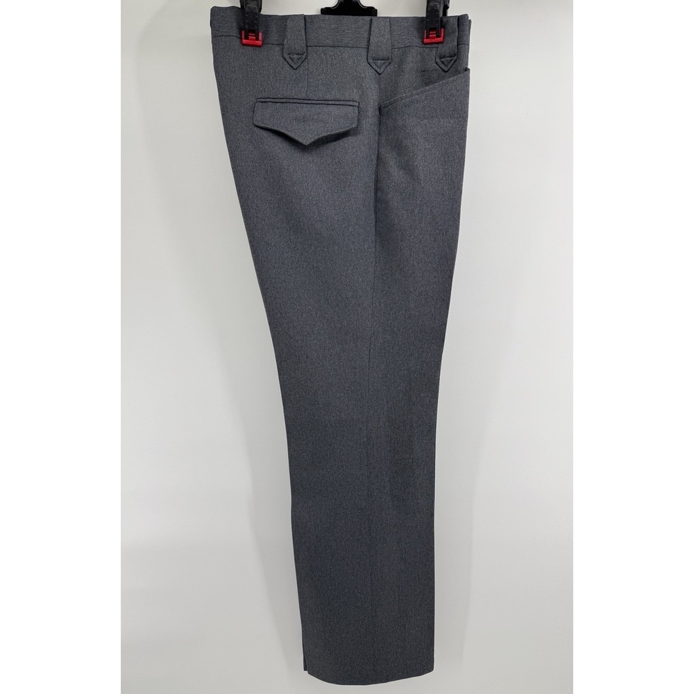 VNTG 70's Circle S Pants 36X31 Gray Bootcut Rockabilly USA Made Talon Zipper